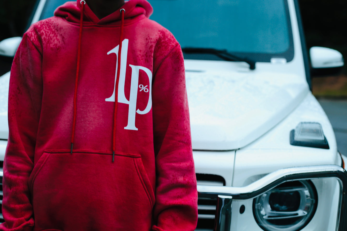 “Bloody Red” 1p Signature Hoodie