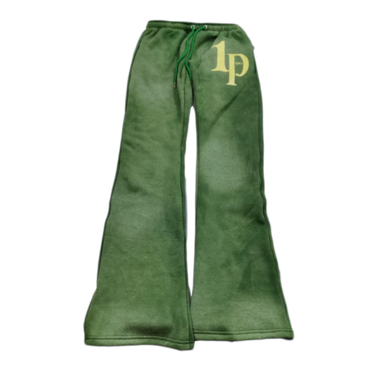 “Run It Up Green” 1p Signature Sweatpants