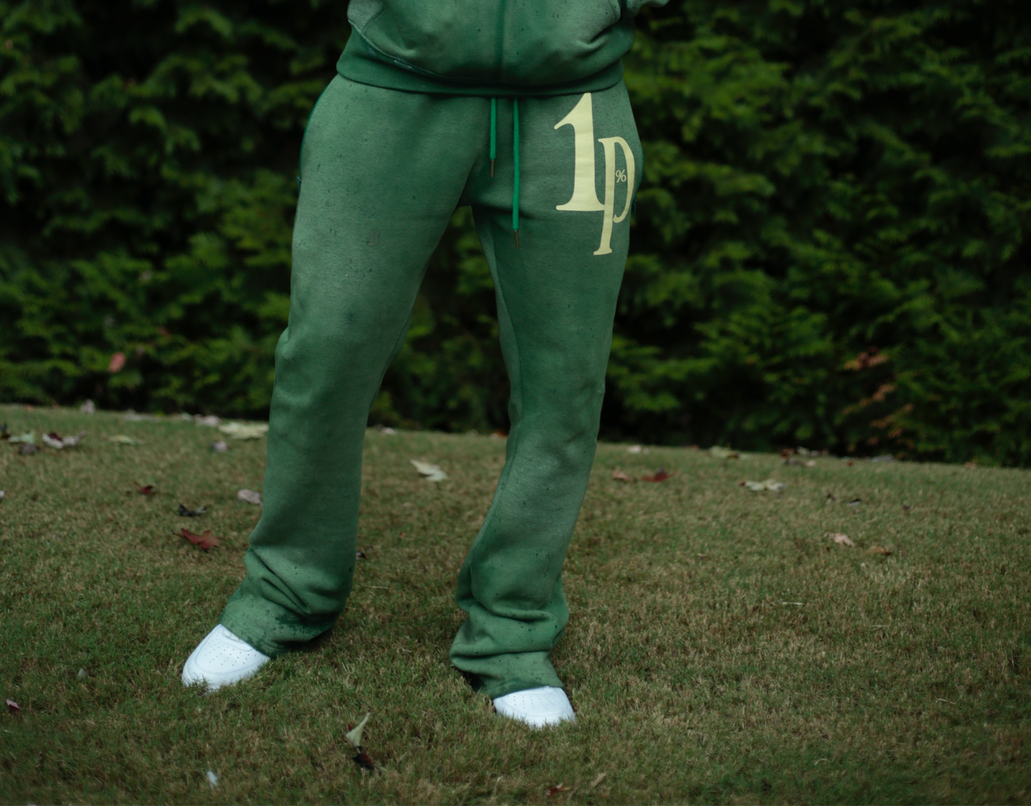 “Run It Up Green” 1p Signature Sweatpants