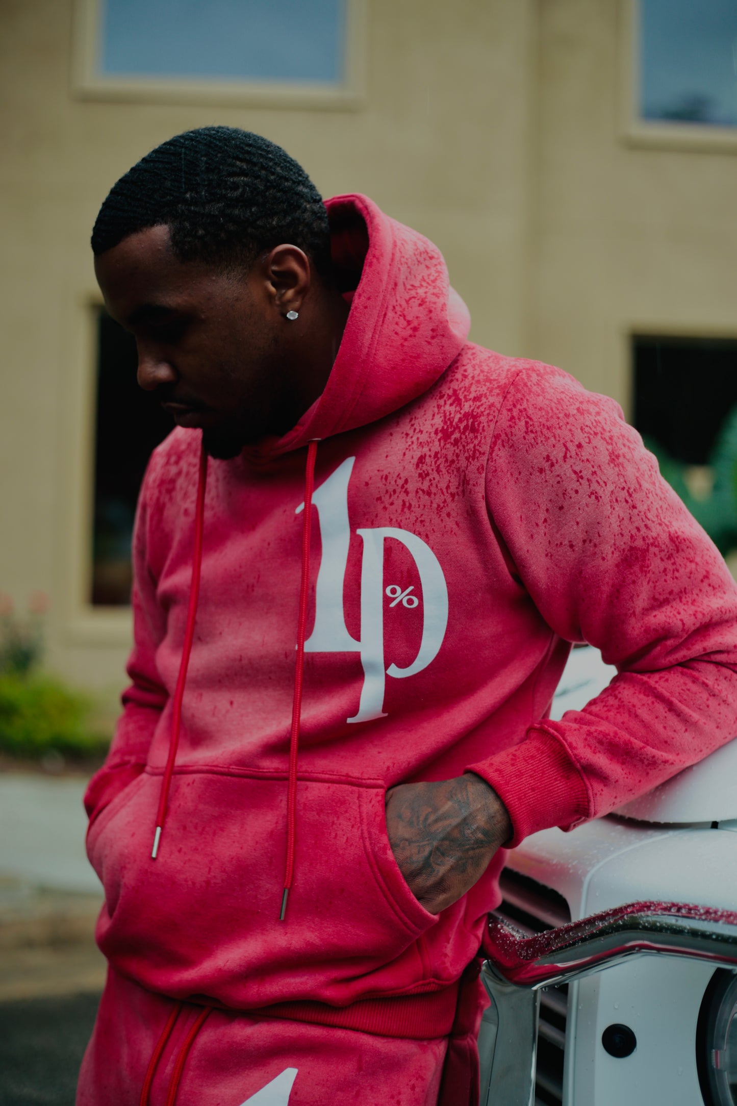 “Bloody Red” 1p Signature Hoodie