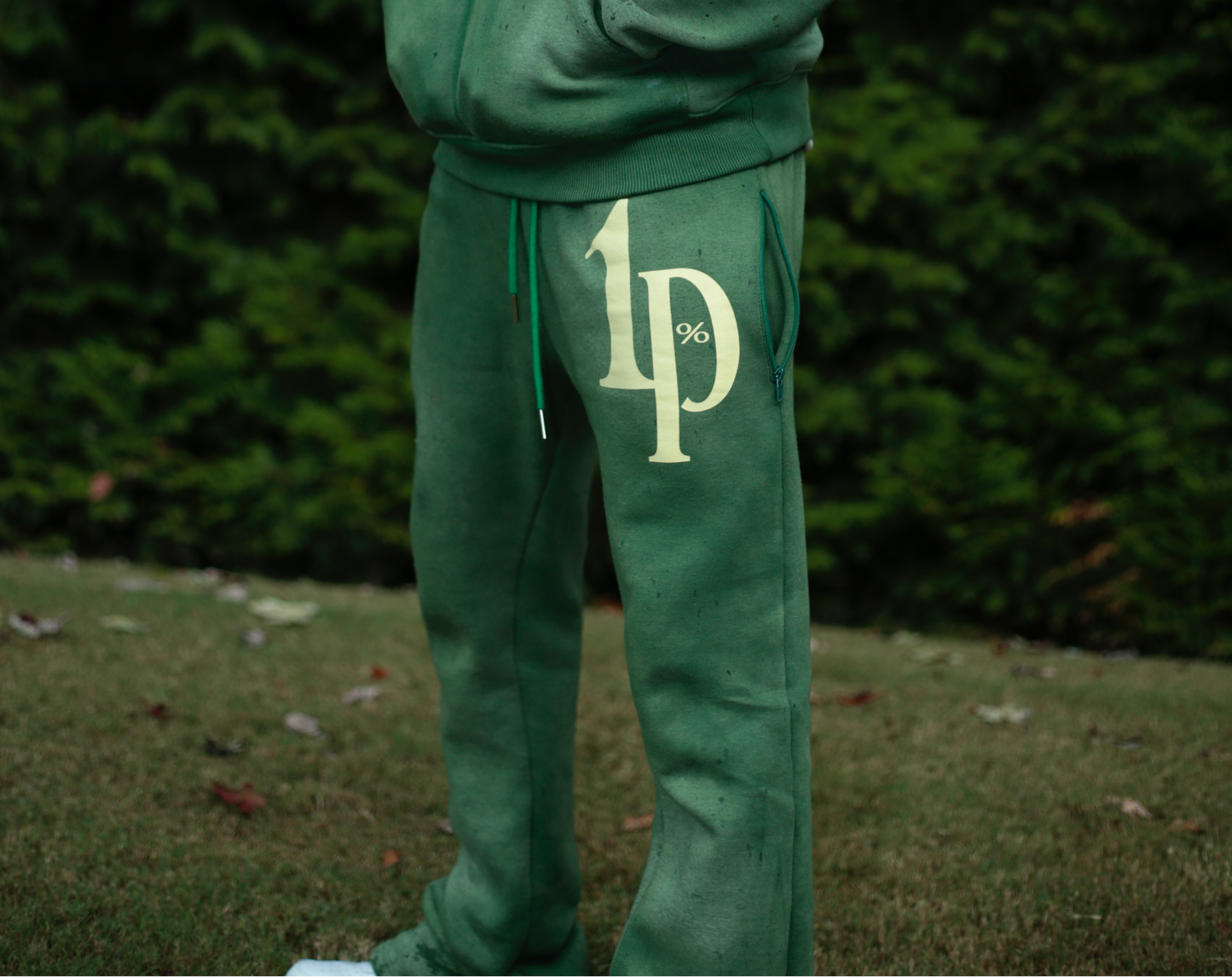 “Run It Up Green” 1p Signature Sweatpants